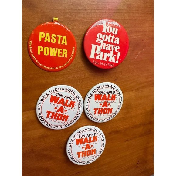 Vintage Factoria East 58th Street Pasta Power,  Walk-a-thon, You gotta have park - Picture 1 of 6